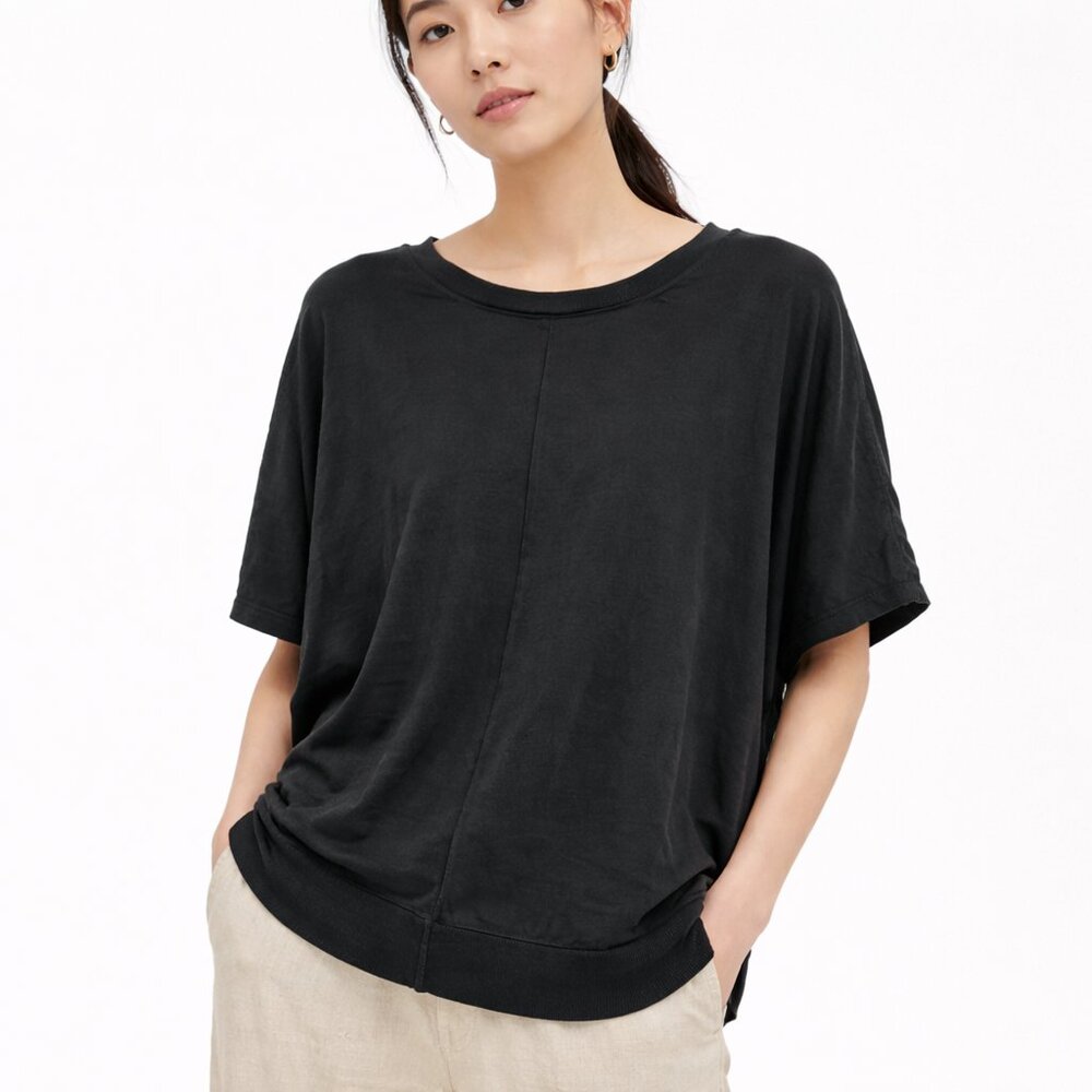 MUJI Gray Dolman Sleeve Top – Size Small (Never Worn, No Tags)